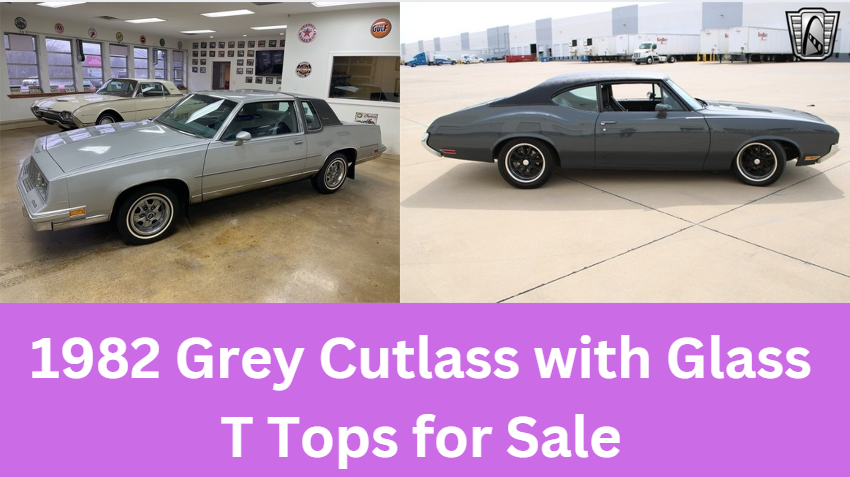 1982 Grey Cutlass with Glass T Tops for Sale