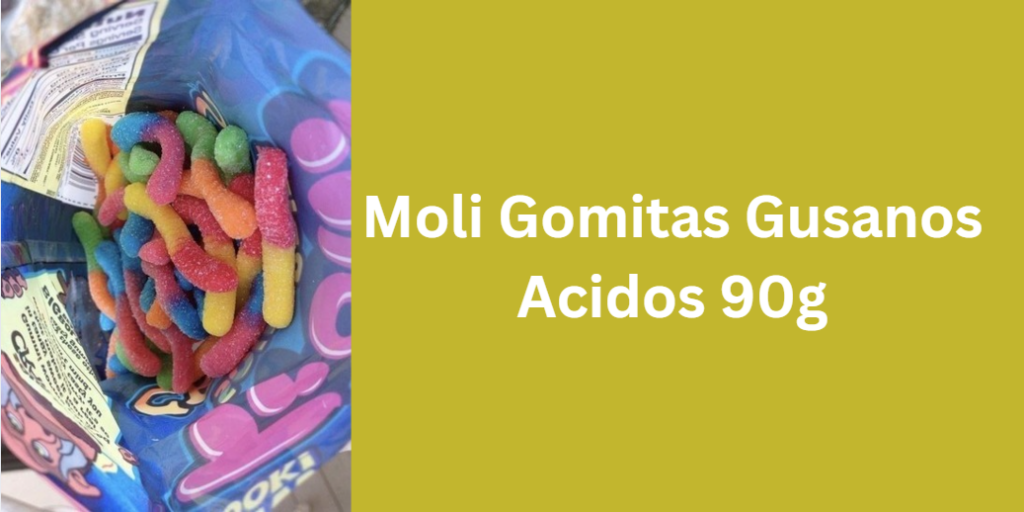 Moli Gomitas Gusanos Acidos 90g