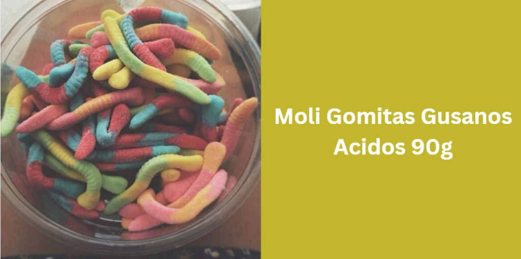 Moli Gomitas Gusanos Acidos 90g